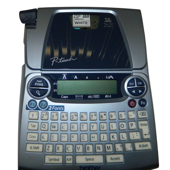 Brother P-Touch PT-1880 Label Maker With 12MM White Tape - Picture 1 of 9